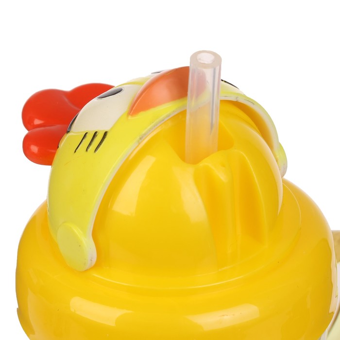 Поильник детский с трубочкой «Петушок», 250 мл, от 9 мес.