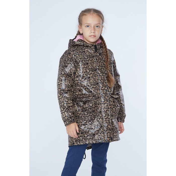 Куртка-парка для девочки, рост 134 см