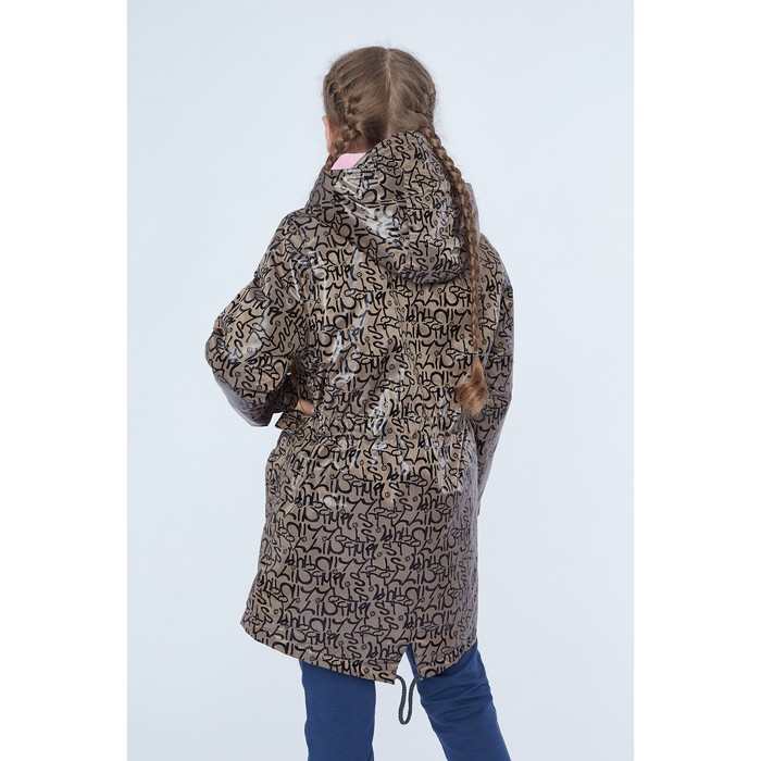 Куртка-парка для девочки, рост 134 см