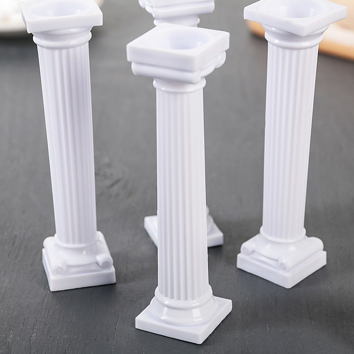 Набор подставок для разделения уровней торта 8,2 см, 4 шт