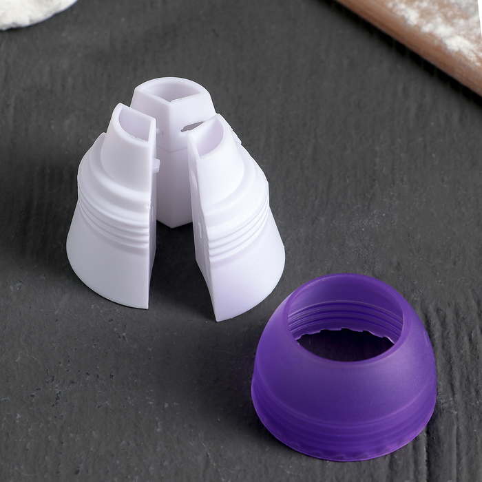 Адаптер для трехцветного декорирования, насадки d=3 см