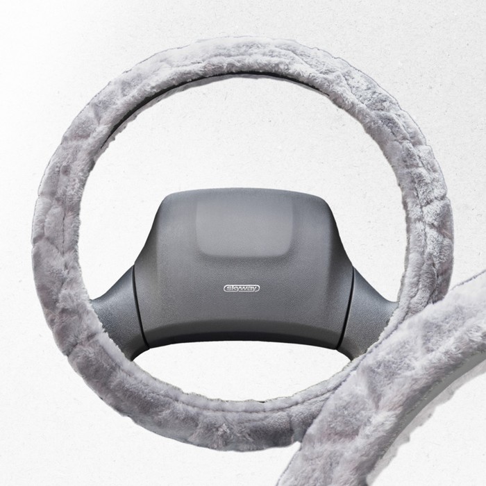 

Оплетка меховая искуст., L серая Skyway, ECO, S01107014