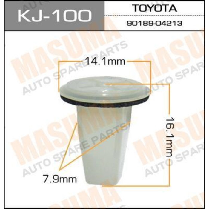 Клипса крепежная  Masuma KJ100