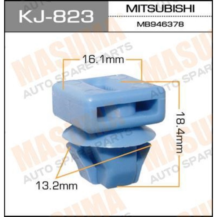 Клипса крепежная  Masuma KJ823