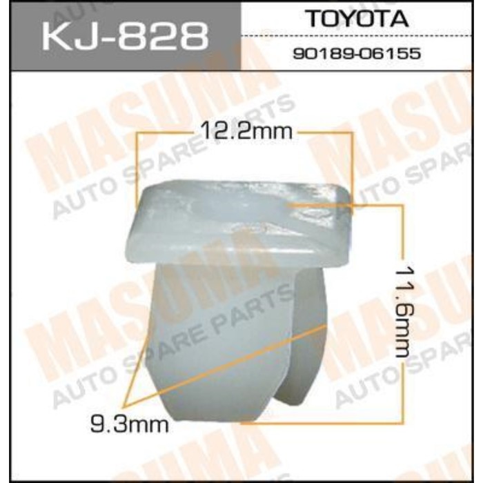 Клипса крепежная  Masuma KJ828