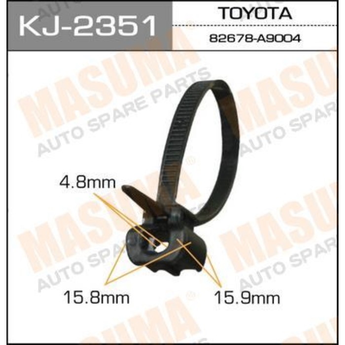 Клипса крепежная  Masuma KJ2351