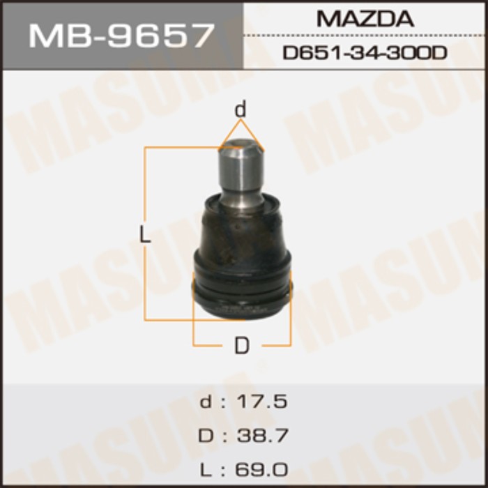 Шаровая опора Masuma MB9657