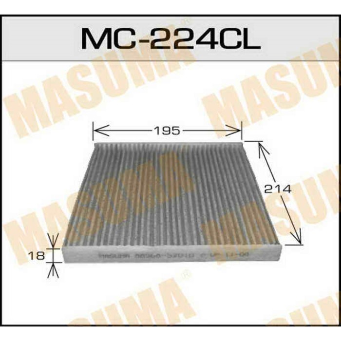 Фильтр салонный   Masuma MC224CL