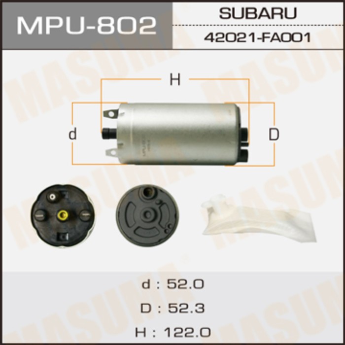 Бензонасос Masuma MPU802