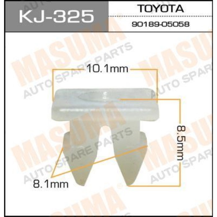 Клипса крепежная  Masuma KJ325