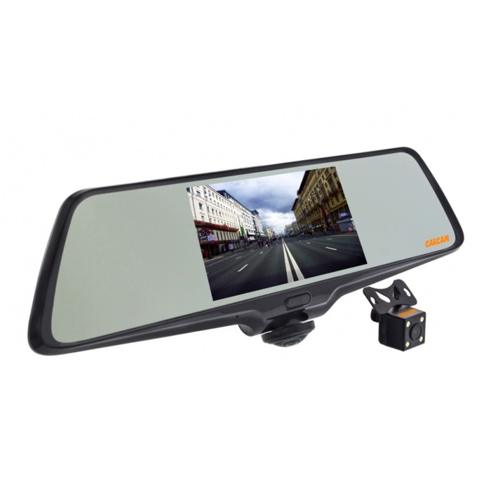 Видеорегистратор Carcam Каркам Z360, две камеры, 4.5", обзор 360°, 1440x1440