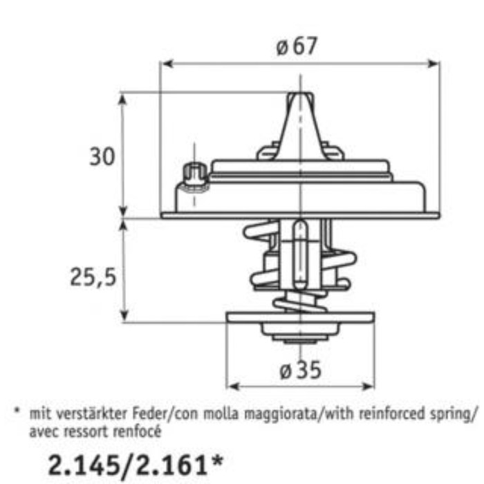 Термостат MAHLE TX3092D