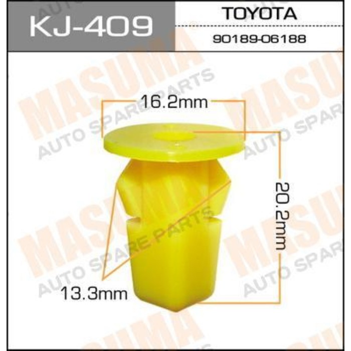 Клипса крепежная  Masuma KJ409