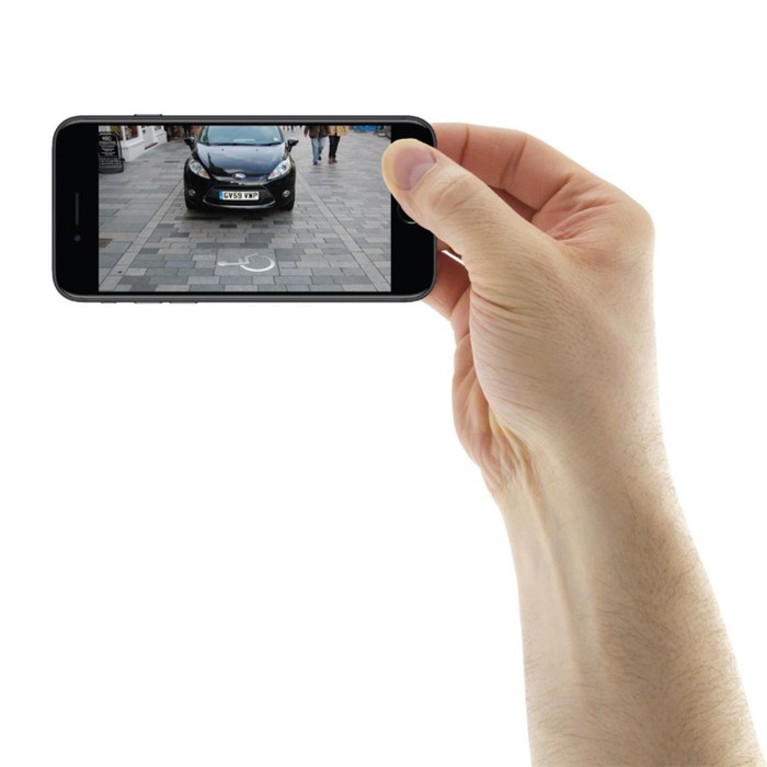 Камера заднего вида INTEGO AP-020, в рамке номерного знака, без проводов Wi-Fi