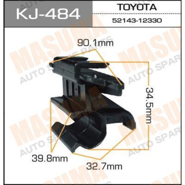 Клипса крепежная  Masuma KJ484
