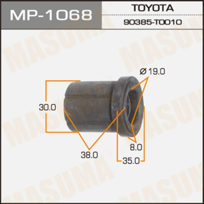 Втулка рессорная  Masuma MP1068