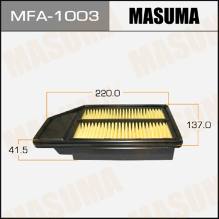 Воздушный фильтр  Masuma MFA1003