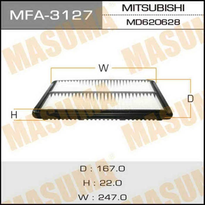 Воздушный фильтр  Masuma MFA3127