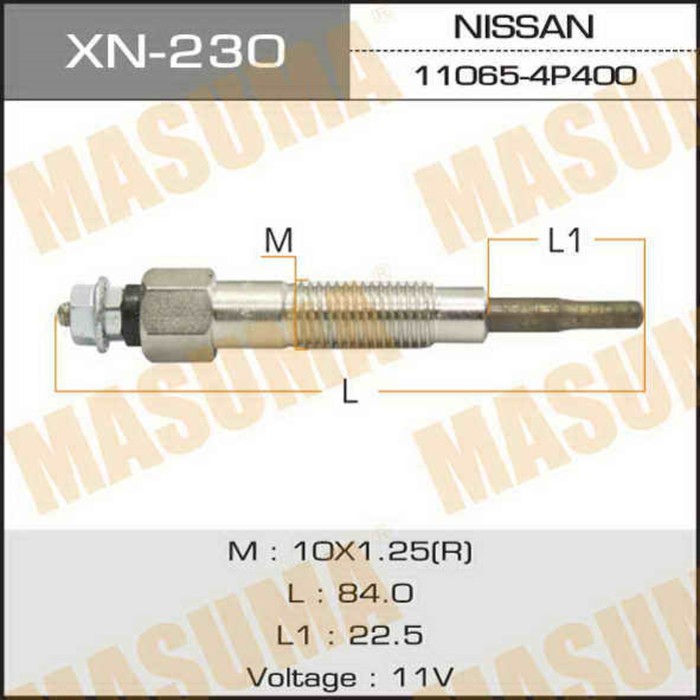 Свеча накаливания  Masuma XN230