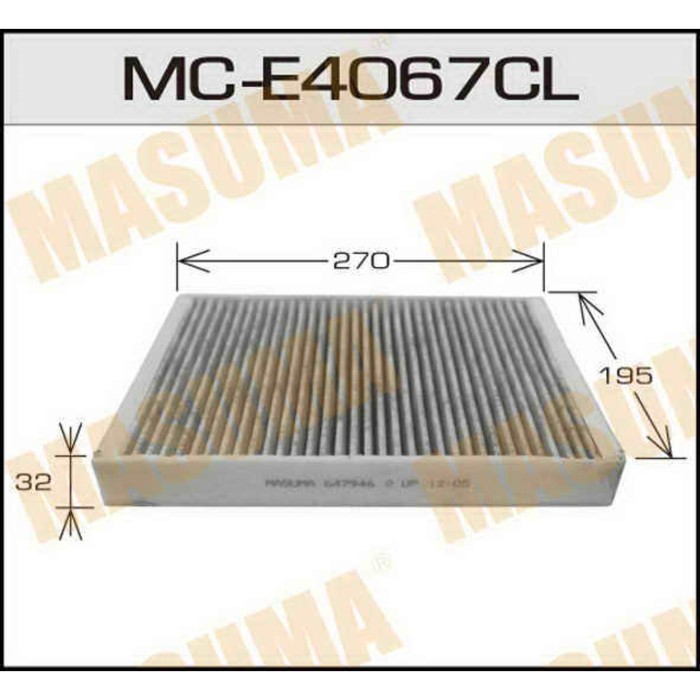 Фильтр салонный   Masuma MCE4067CL