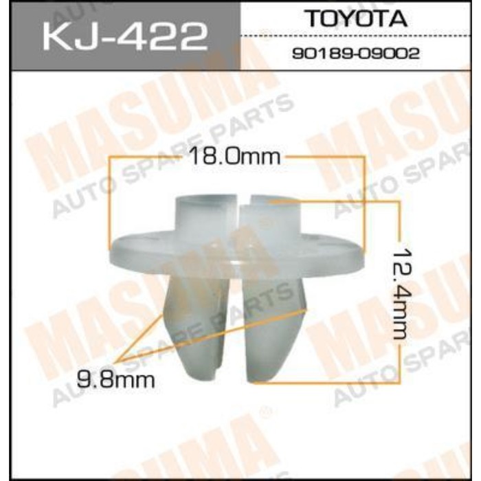 Клипса крепежная  Masuma KJ422