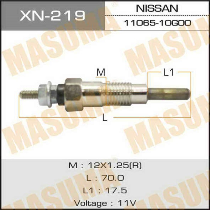 Свеча накаливания  Masuma XN219