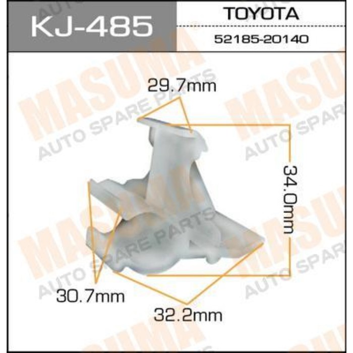 Клипса крепежная Masuma KJ485