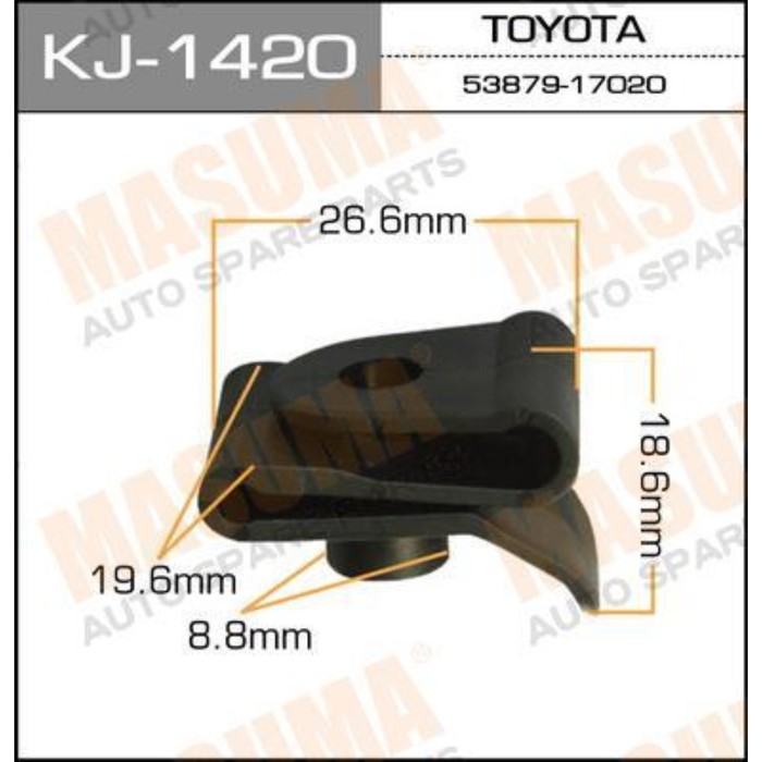 Клипса крепежная Masuma KJ1420