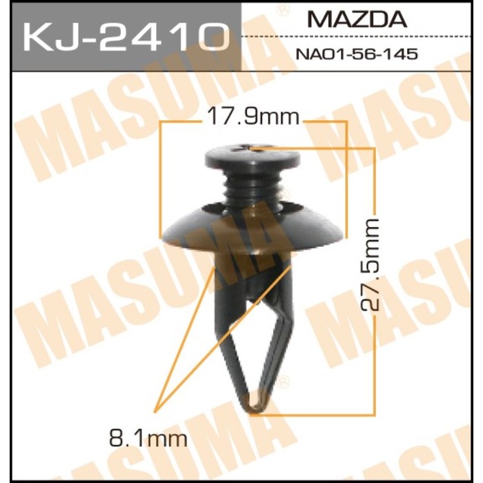 Клипса крепежная  Masuma KJ2410