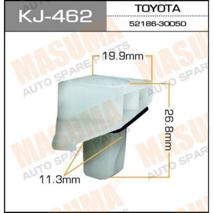 Клипса крепежная Masuma KJ462