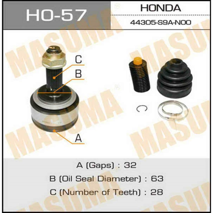 ШРУС  Masuma HO57