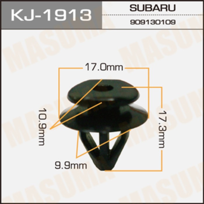 Клипса крепежная  Masuma KJ1913