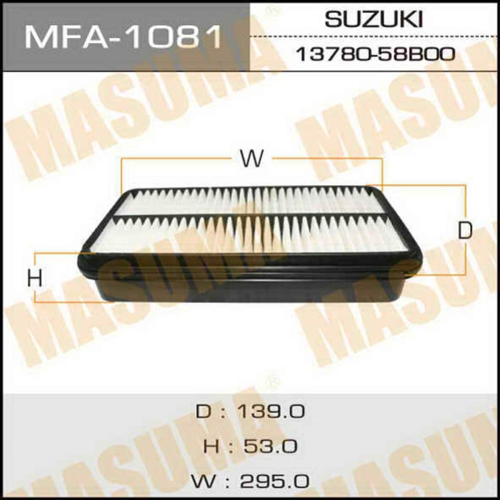 Воздушный фильтр  Masuma MFA1081