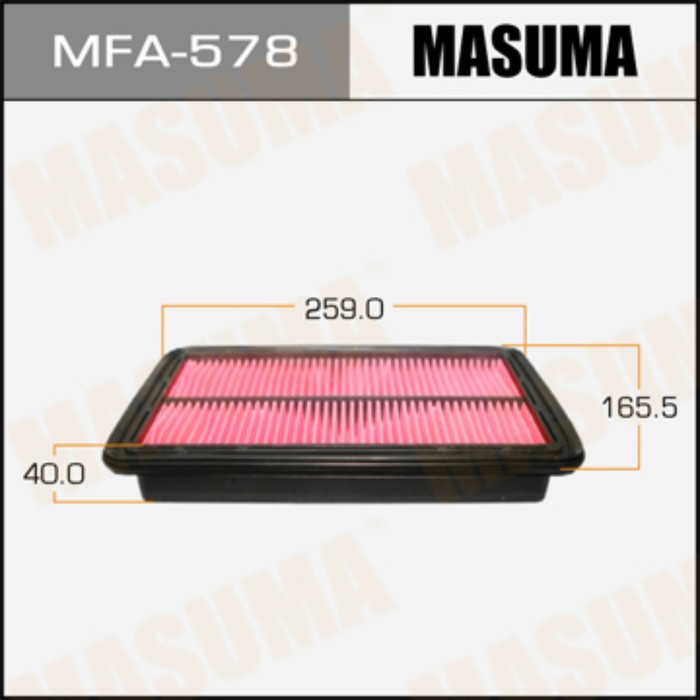 Воздушный фильтр  Masuma MFA578