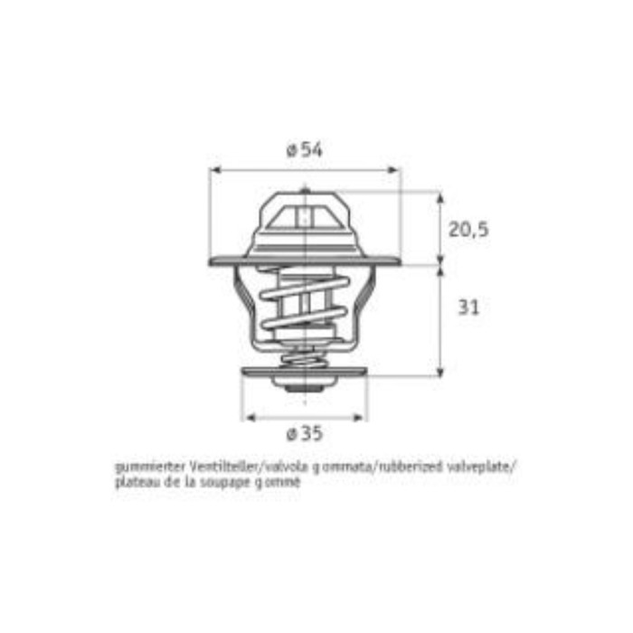 Термостат MAHLE TX1584D