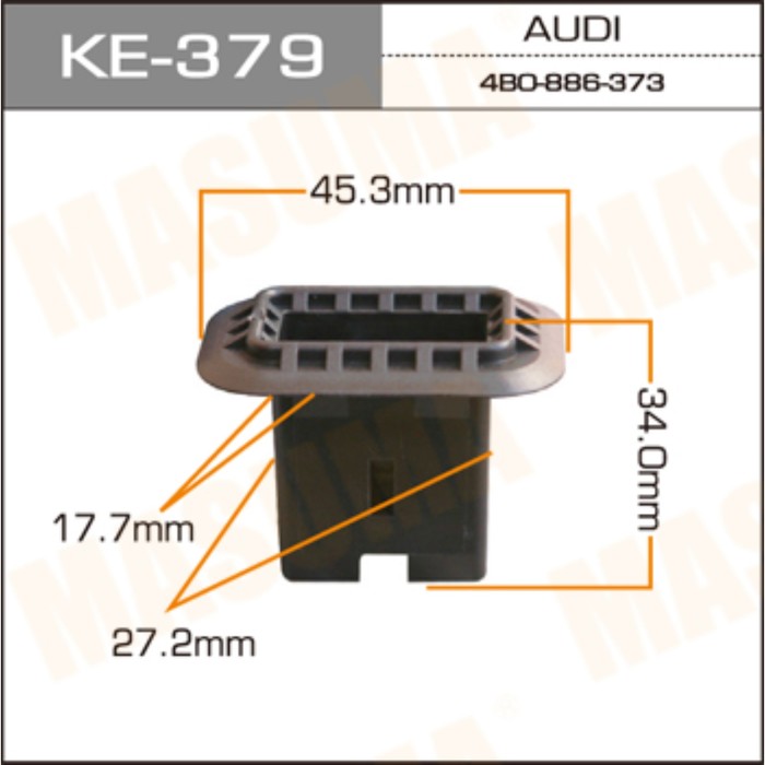 Клипса автомобильная Masuma KE379