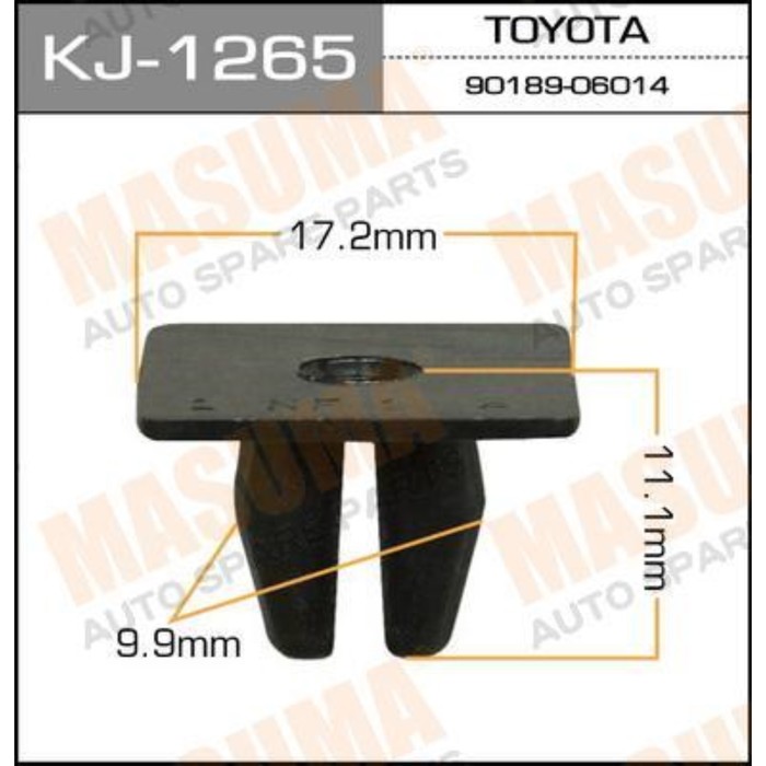 Клипса крепежная  Masuma KJ1265