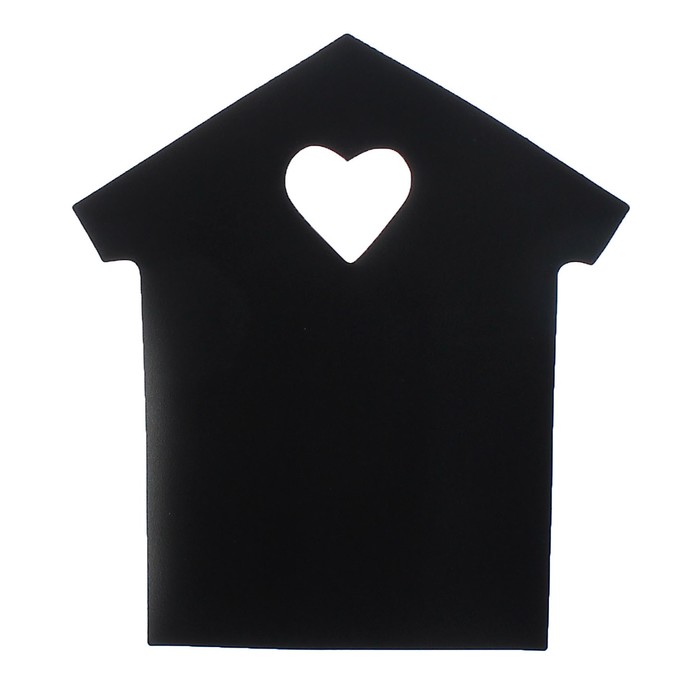 Магнитная грифельная доска "Домик" 18х19,5 см