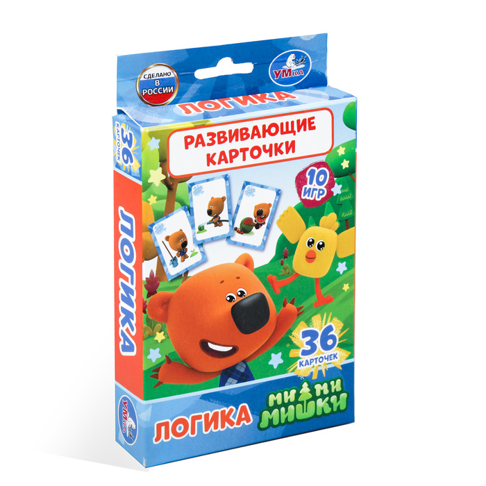 Карточки развивающи е"Логика" 36 карточек 4690590137680