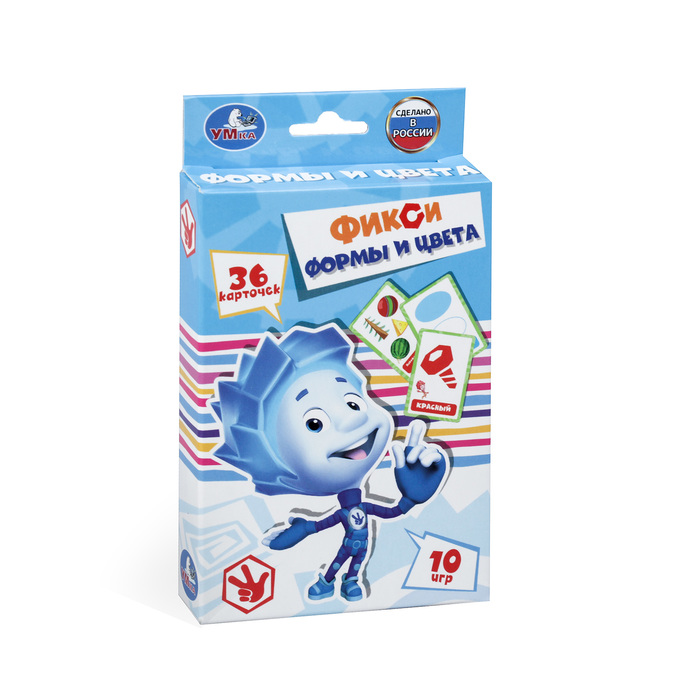 Карточки развивающие "Цвета и формы" 36 карточек 4690590137932
