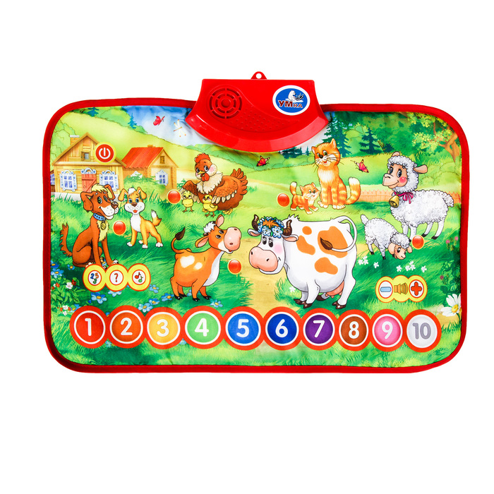 Музыкальный коврик-пианино "Мамы и малыши", стихи М. Дружининой