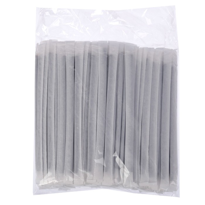 Трубочка для коктейля 5*210 с изгибом в индивидуальной упаковке, чёрная, 250шт/уп