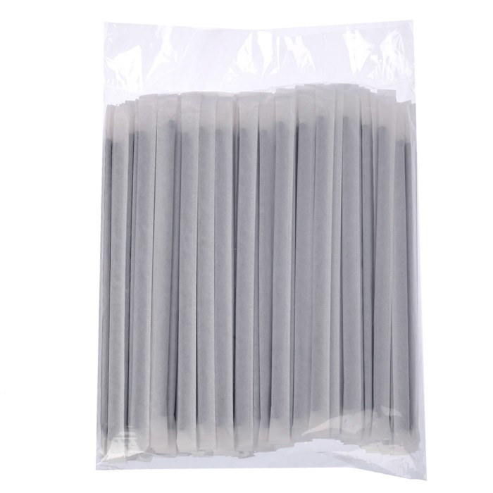 Набор трубочек для коктейля 5х240 мм, с изгибом в индивидуальной упаковке, 250 шт, цвет черный