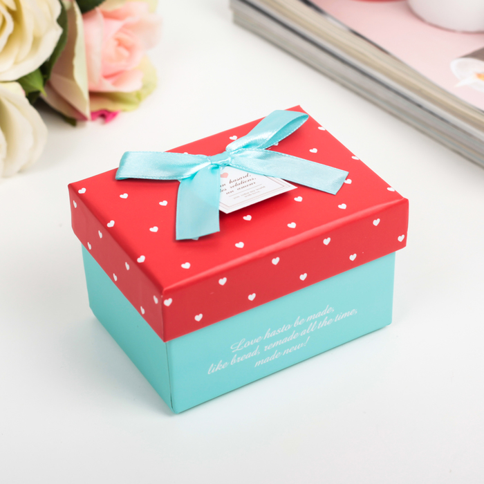 Коробка подарочная 10 х 7,5 х 6,5 см