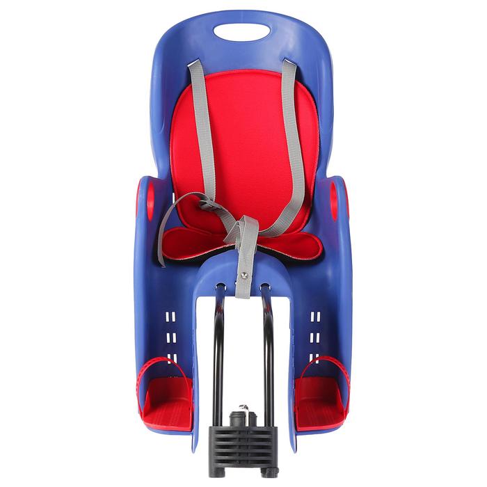 Велокресло заднее BQ-8 универсальный крепеж, цвет синий