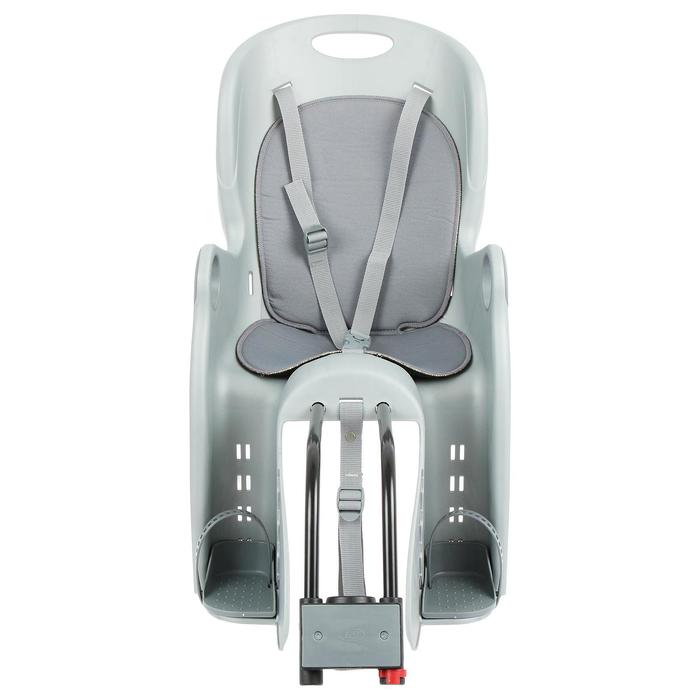 Велокресло заднее BQ-8 универсальный крепеж, цвет серый