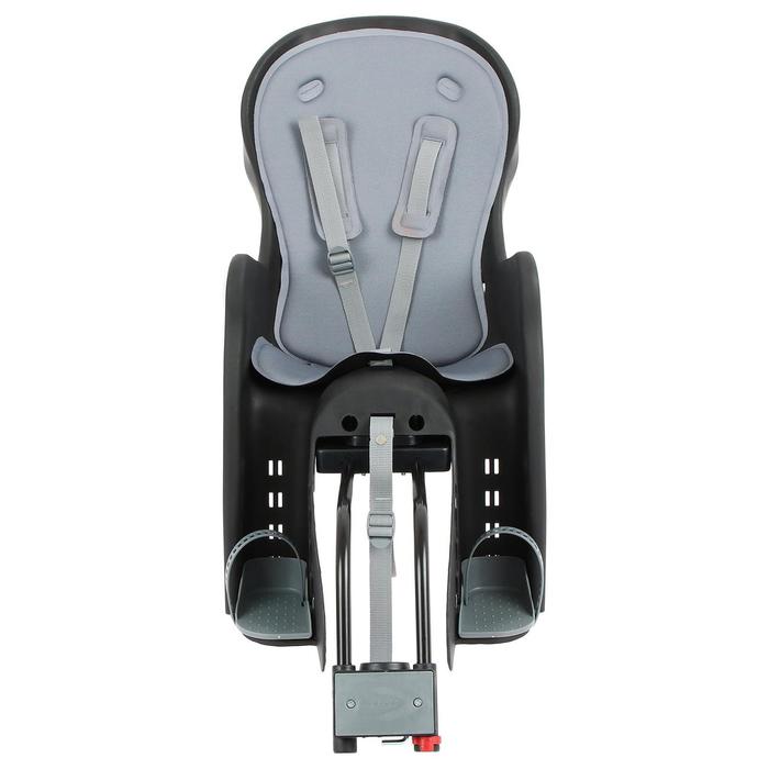 Велокресло заднее BQ-7-4 с регулировкой наклона, крепление на раму, цвет чернный