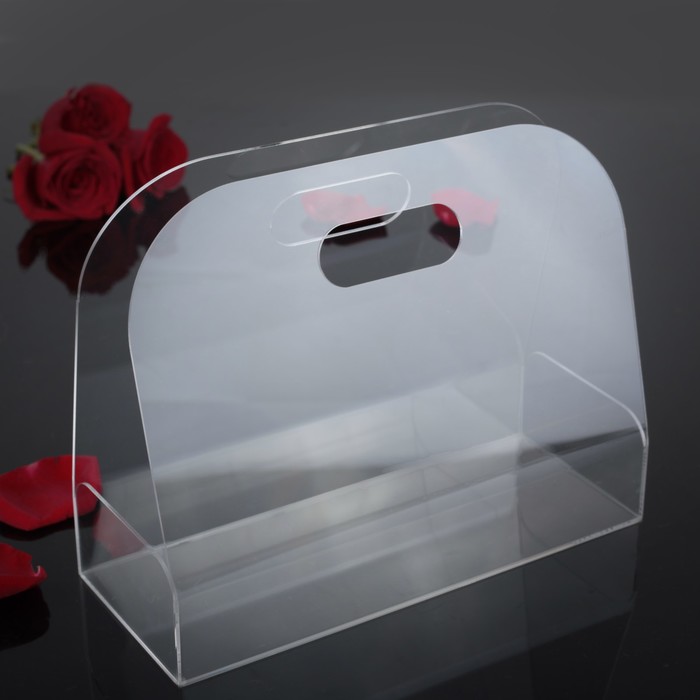 Коробка акриловая для цветов 28 х 11 х 20 см