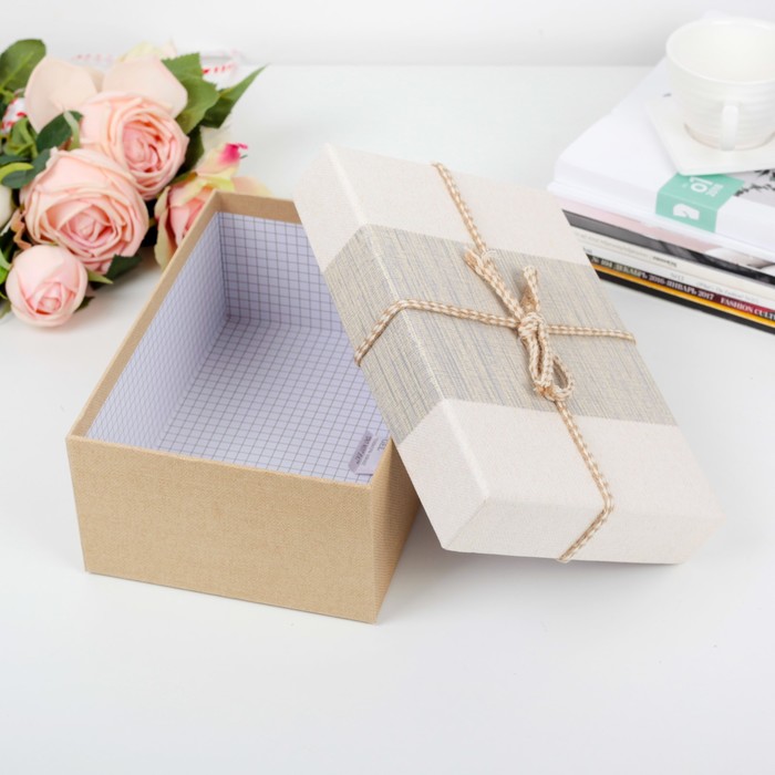 Набор коробок 3в1, 28 х 21 х 11 - 22 х 15 х 9 см