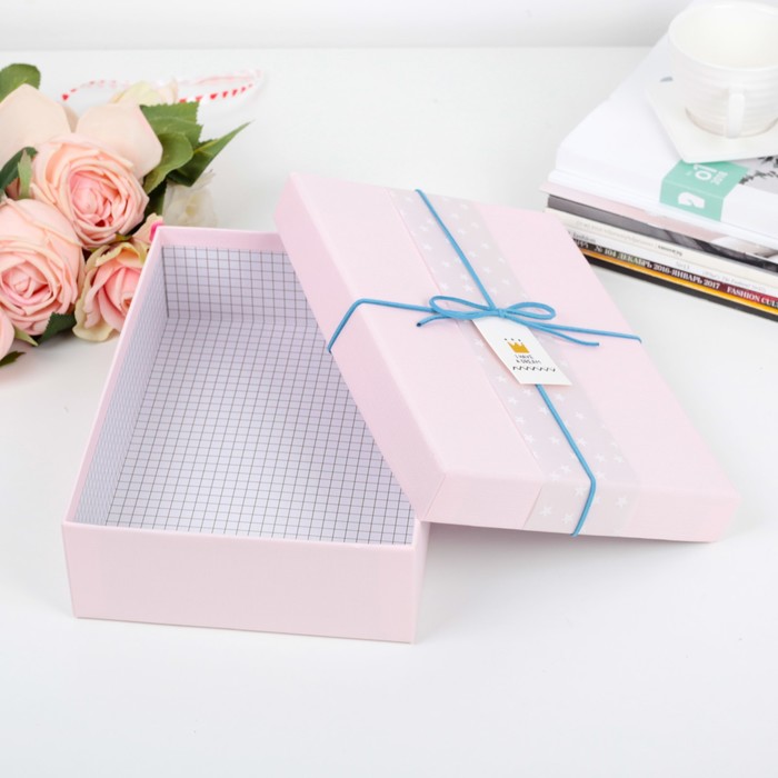 Набор коробок 3в1, розовый, 33 х 25 х 11,5 - 24 х 17 х 6,5 см